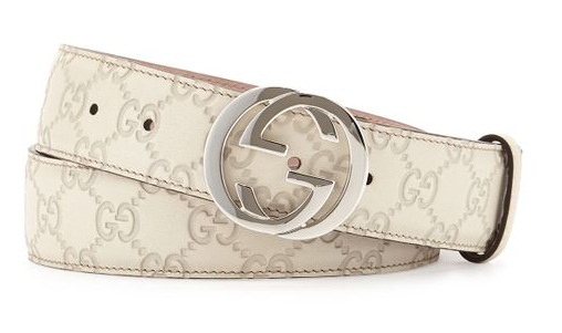 White Interlocking strap