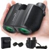 Aurosports 10×25 Binoculars 1263 Compact Waterproof Binoculars