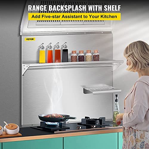 VEVOR Range Backsplash ZHFGHJ-01 With Shelf - Image 2