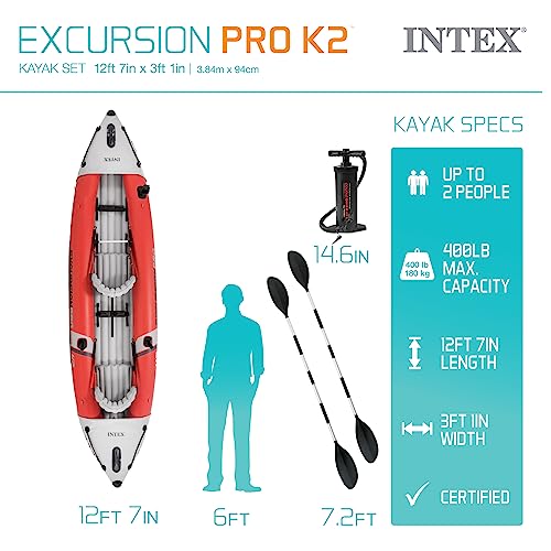 Intex Excursion Pro Kayak Series 68309EP Kayak - Image 2