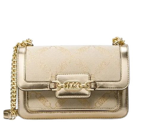 Heather Large Metallic Jacquard Bag
