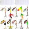 TB Tbuymax 10pcs Fishing Lure Spinnerbait Kit