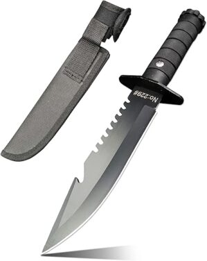 DOOM BLADE 11.1-inch Fixed Blade Survival Knife with Sheath