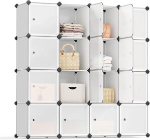 SONGMICS 16-Cube DIY Closet Storage Organizer