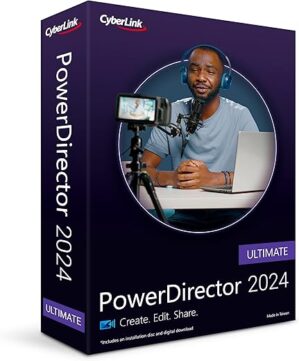 CyberLink 2024 Ultimate AI Video Editing Software