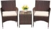 Devoko 3-Piece Rattan Patio Furniture Set