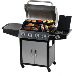 MASTER COOK 4-Burner Stainless Steel Propane Grill