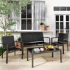 Greesum 4-Piece Outdoor Patio Furniture Set