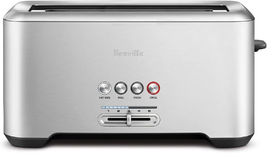 Breville 4-Slice Toaster, Brushed Stainless Steel