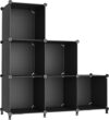 AWTATOS 6-Cube Storage Organizer Shelves, DIY Stackable