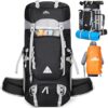 IGOLUMON 60L Waterproof Hiking Backpack with Rain Cover