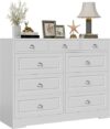 Shintenchi 9 Drawer Modern Dresser with Wide Drawers