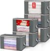 Budding Joy 90L Foldable Storage Bags, 6 Pack