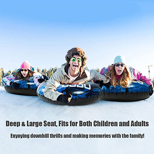 A-DUDU Max 47 Inch Heavy Duty Inflatable Snow Tube - Image 5