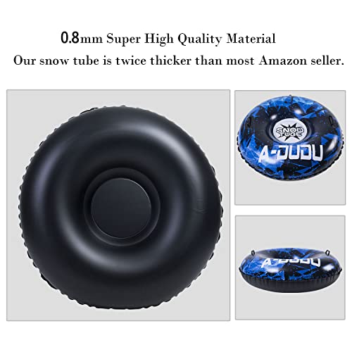A-DUDU Max 47 Inch Heavy Duty Inflatable Snow Tube - Image 2