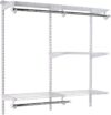 Rubbermaid Adjustable Closet Kit with Wire Shelving