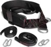 THEFITGUY Adjustable Sled Pulling Belt with Straps & Hooks