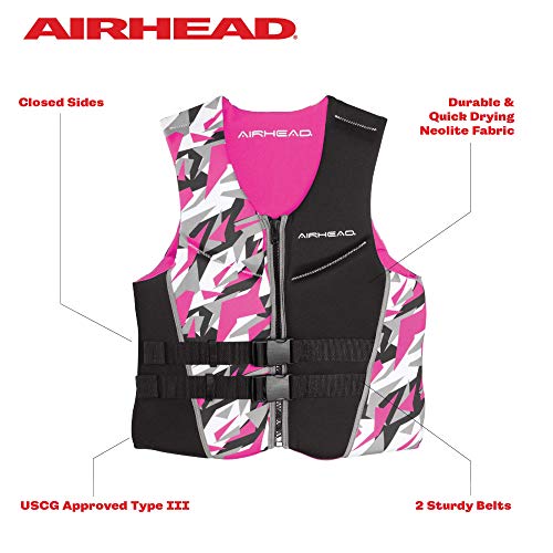 Airhead Women's CAMO COOL Kwik-Dry Neolite Flex Life Jacket - Image 2