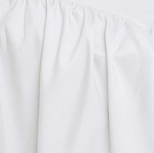 Amazon Basics Lightweight Ruffled Queen Bed Skirt, White - Image 4