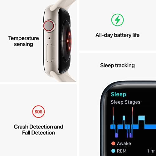 Apple Series 8 GPS+Cellular 45MM Midnight - Image 5