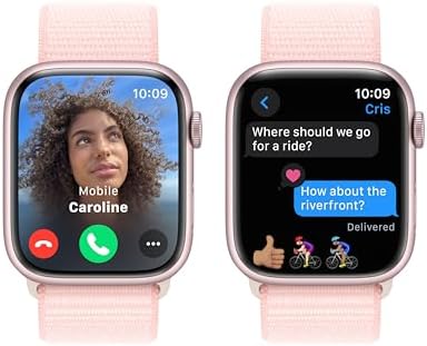 Apple Series 9 GPS Smartwatch, Pink Aluminum - Image 4