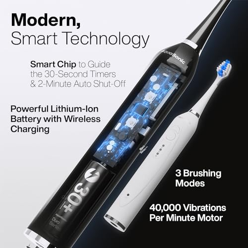 Aquasonic Duo Series Ultra Whitening Electric Toothbrushes - Image 2