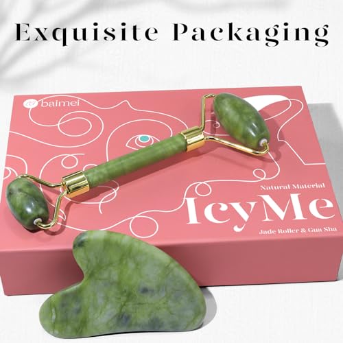 BAIMEI IcyMe Gua Sha & Jade Roller - Image 3