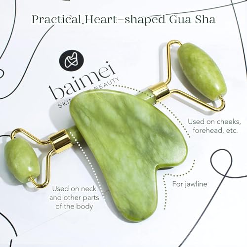 BAIMEI IcyMe Gua Sha & Jade Roller - Image 2