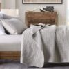 HORIMOTE HOME Beige Geometric Quilt Set, Queen Size