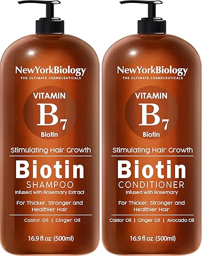 New York Biology Biotin Shampoo and Conditioner