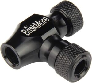 BriskMore Black CO2 Inflator for Bike Tires