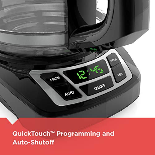 BLACK+DECKER 12-Cup Programmable Coffee Maker, Black - Image 2