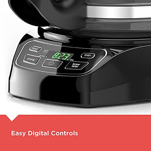 BLACK+DECKER 12-Cup Programmable Coffeemaker, Black - Image 5