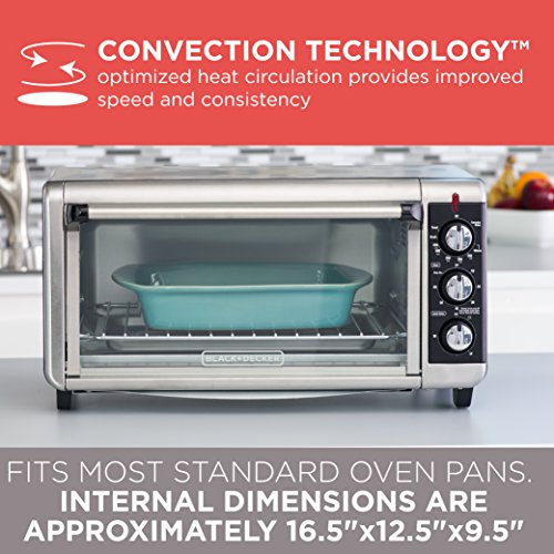 BLACK+DECKER 8-Slice Extra Wide Convection Toaster Oven - Image 4