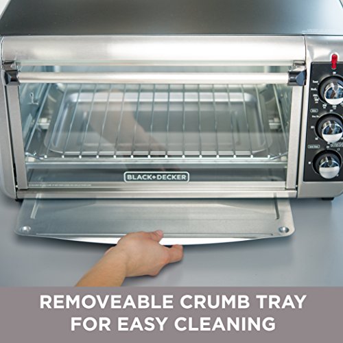 BLACK+DECKER 8-Slice Extra Wide Convection Toaster Oven - Image 5
