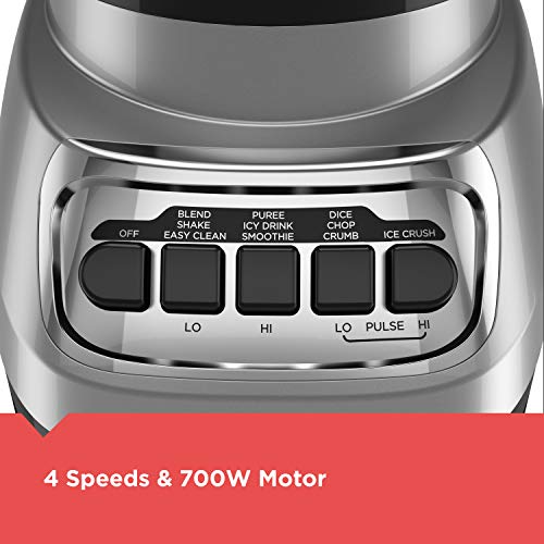 BLACK+DECKER PowerCrush 6-Cup Blender, 4 Speeds, 700W - Image 3