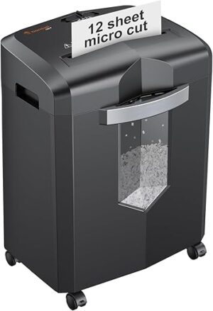 Bonsaii 12-Sheet Micro Cut Shredder