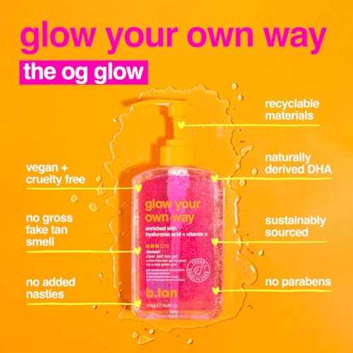 B.TAN Glow Your Own Way Clear Self Tan Gel - Image 3