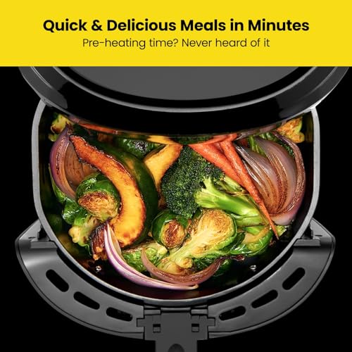 Chefman Digital 5 Qt Air Fryer, One Touch Presets - Image 4