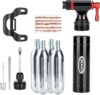 CXWXC CO2 Inflator with Cartridges & Tire Repair Kit