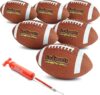 GoSports Combine Football 6 Pack Regulation Size