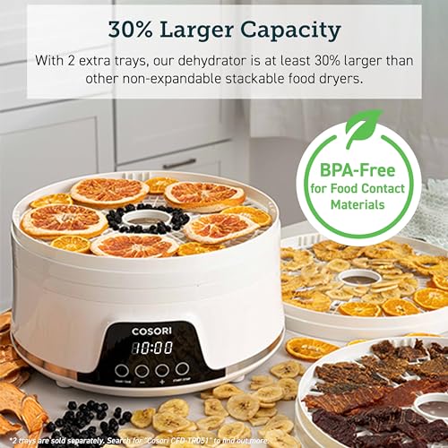 COSORI Food Dehydrator with 5 Trays, Timer - Image 3