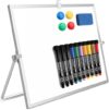 BYWOKY Double-Sided Magnetic Whiteboard Set with Stand
