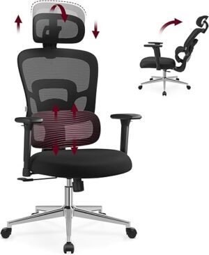 VASAGLE Ergonomic High Back Mesh Office Chair