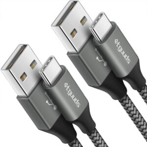 etguuds 2-Pack 3ft USB C Fast Charge Cable