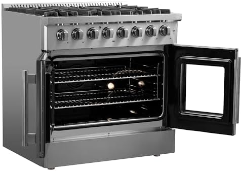 Forno 36" Freestanding Dual Fuel Range with Convection - Image 4
