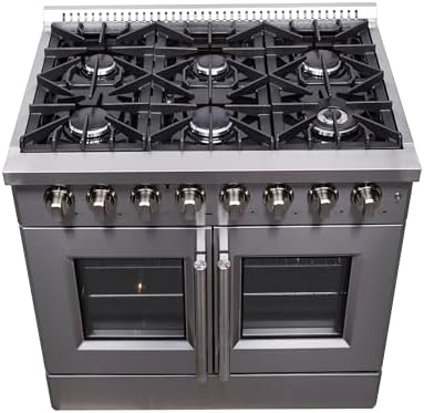 Forno 36" Freestanding Dual Fuel Range with Convection - Image 5