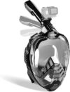 ZIPOUTE Full Face Snorkel Mask with Camera Mount