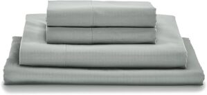 MyPillow Giza Dreams Queen Bed Sheets, Light Gray