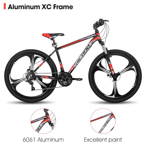HH HILAND 21-Speed Aluminum Mountain Bike, 26-Inch Wheels - Image 2